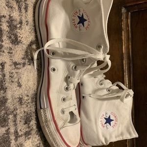 White high top converse